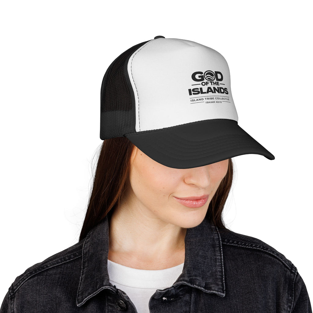 Trucker Hat — "God of the Islands" Vintage Surf Logo Cap