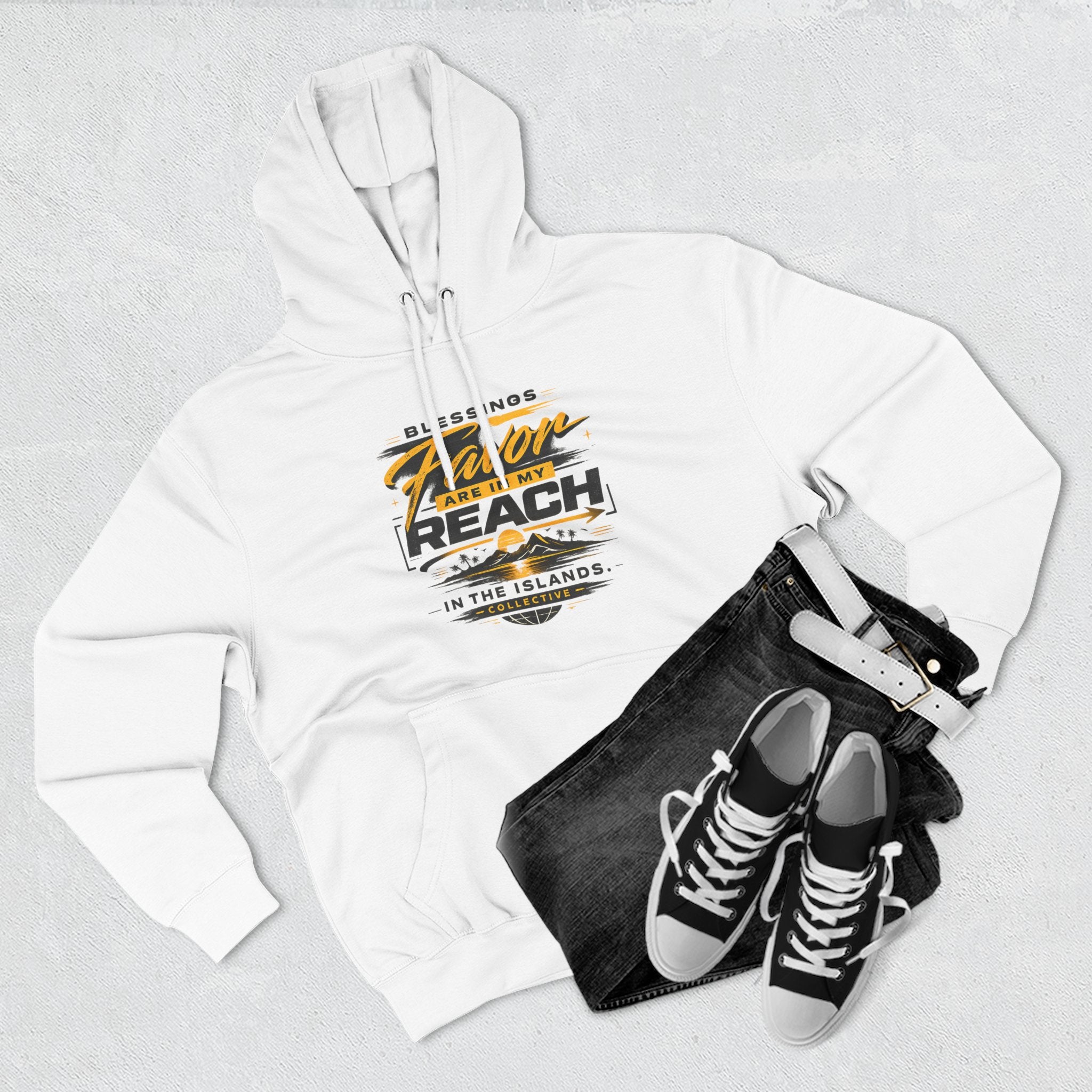 Hoodie - 'In My Reach' Island Vibes Fleece Pullover