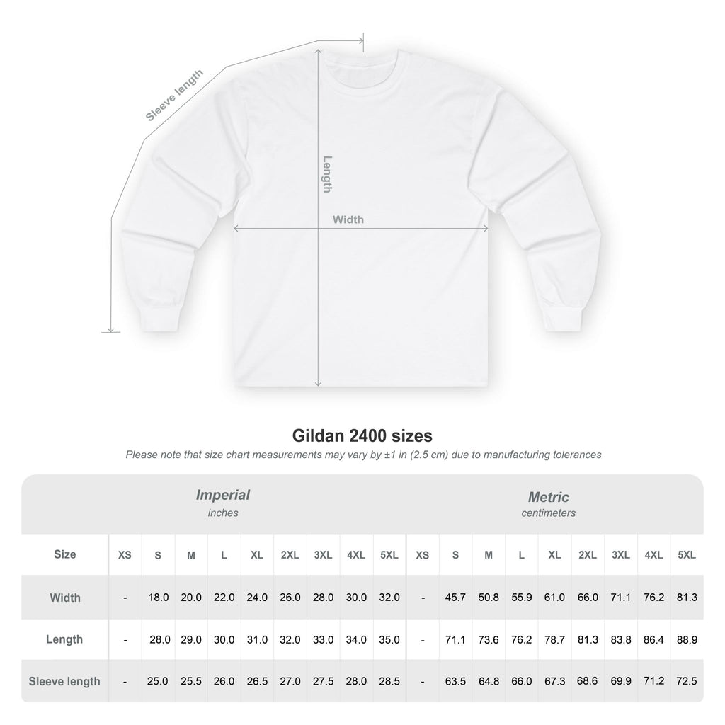 Long Sleeve Tee — God of the Islands Palm Beach Sunset Graphic