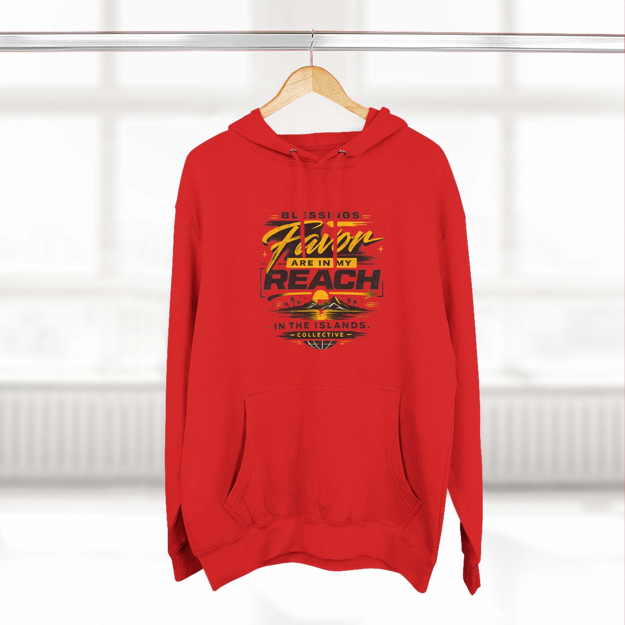 Hoodie - 'In My Reach' Island Vibes Fleece Pullover