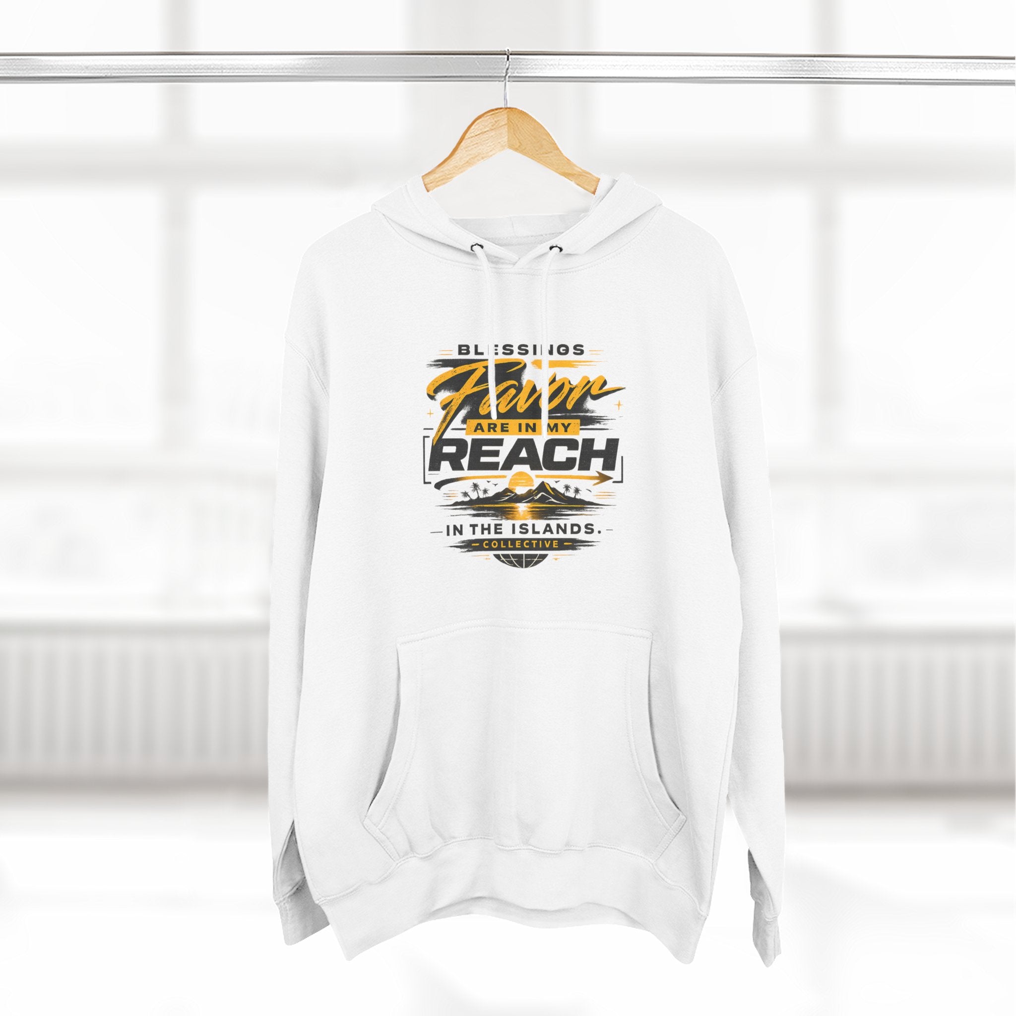 Hoodie - 'In My Reach' Island Vibes Fleece Pullover